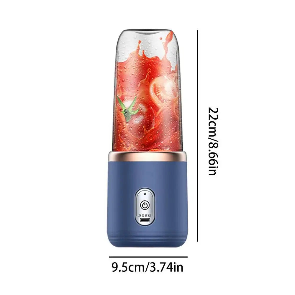 Portable Juice Blender USB Rechargeable Juicer Cup Personal Juicing Maker Blending Machine for Gym Office Apartment Travel